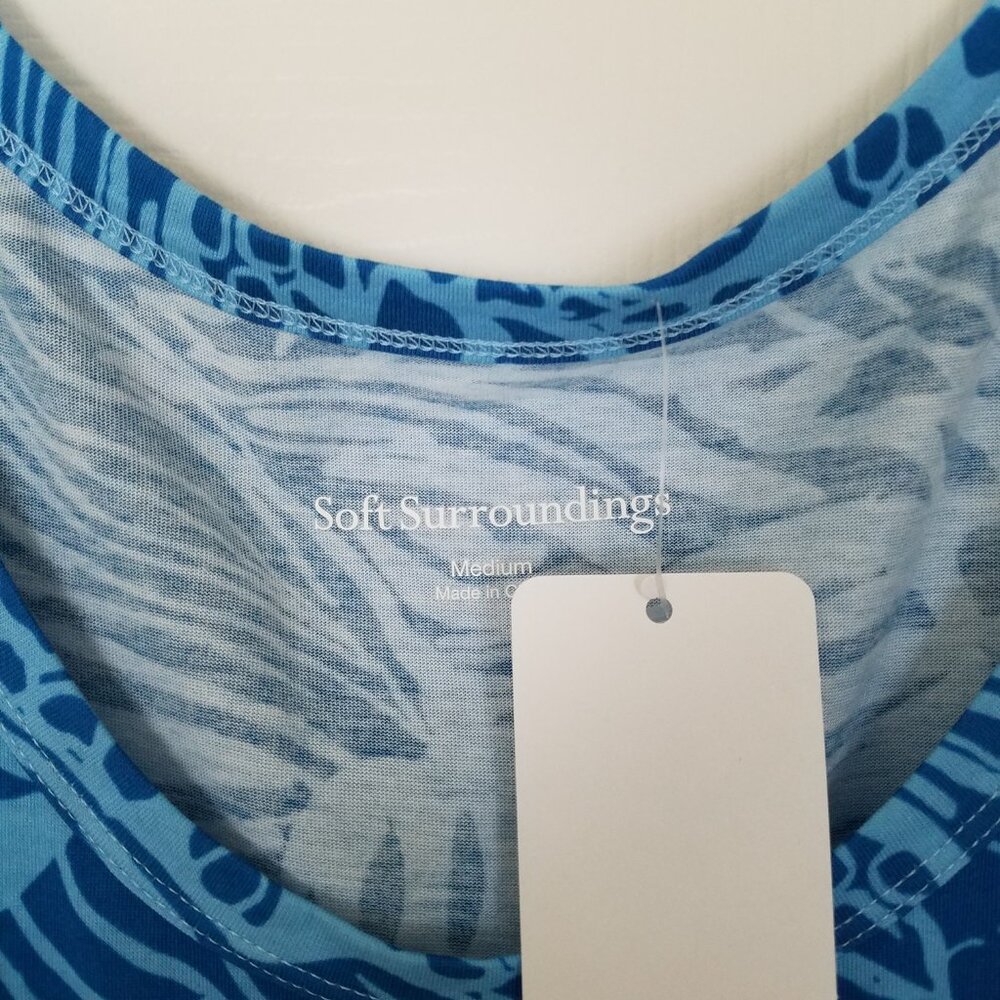 Soft Surroundings womens size M summer dress EUC - Picture 2 of 3